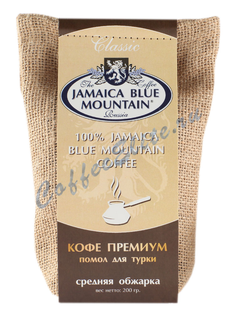 Кофе Jamaica Blue Mountain (Ямайка Блю Маунтин) помол для турки