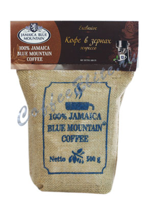Кофе Jamaica Blue Mountain Coffee в зернах 500 гр